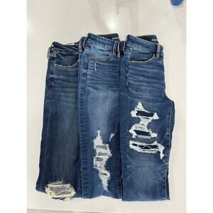 Three Pairs of American Eagle Size 6 Jeans